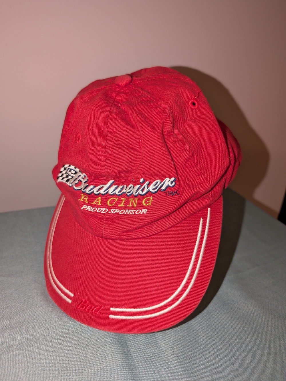 Budweiser Racing Kids Red Baseball Cap